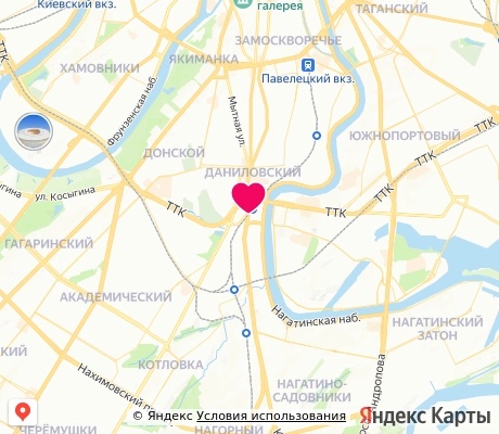 На карте