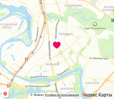 На карте