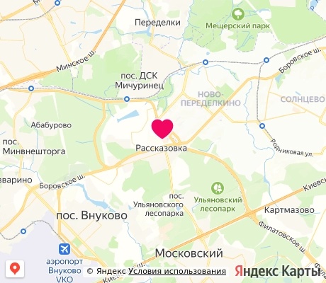 На карте