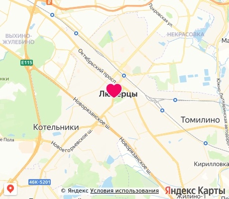 На карте