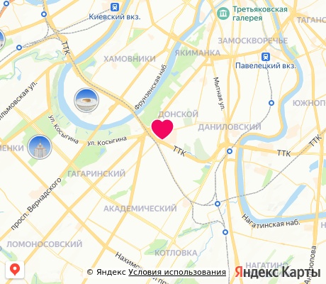 На карте