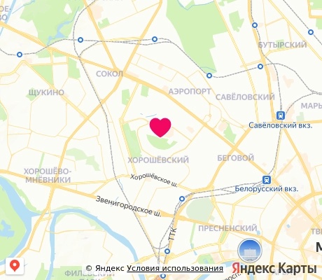 На карте