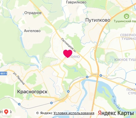 На карте