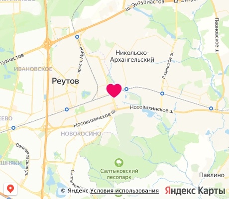 На карте