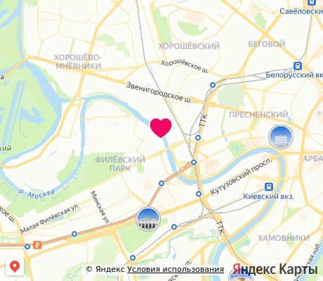 На карте