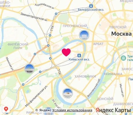 На карте