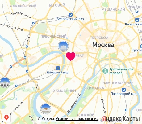 На карте