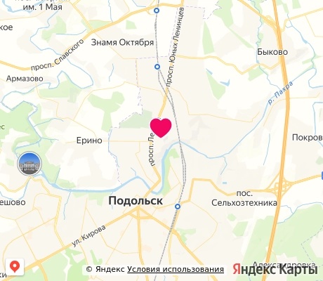 На карте
