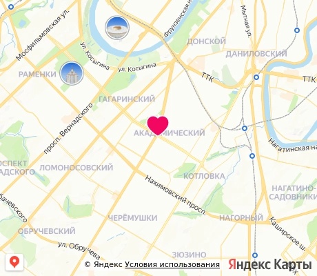 На карте