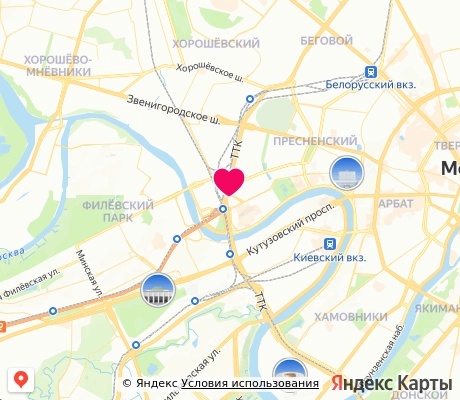 На карте