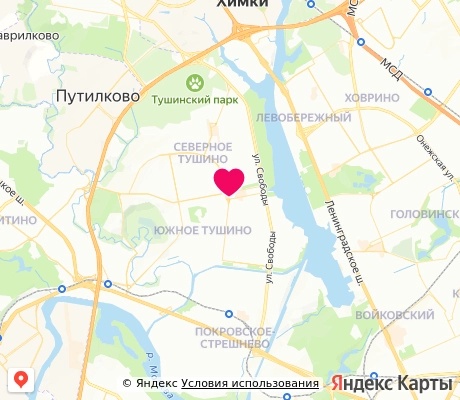 На карте