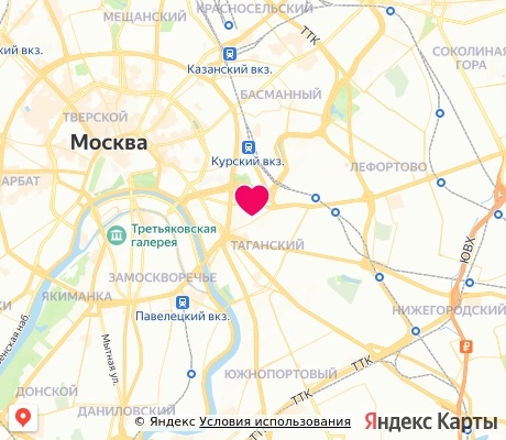 На карте