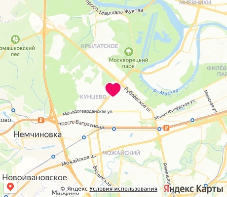 На карте