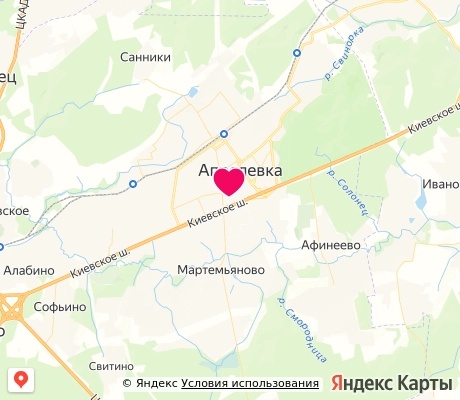 На карте