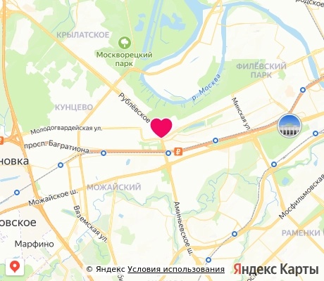 На карте