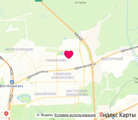 На карте