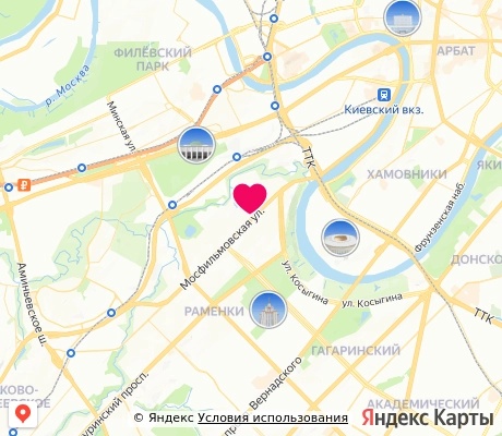 На карте