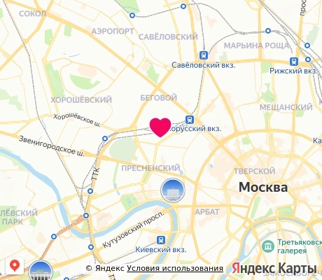 На карте