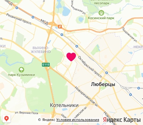 На карте