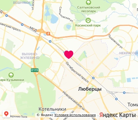На карте