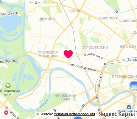 На карте