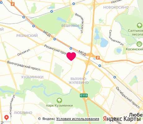 На карте