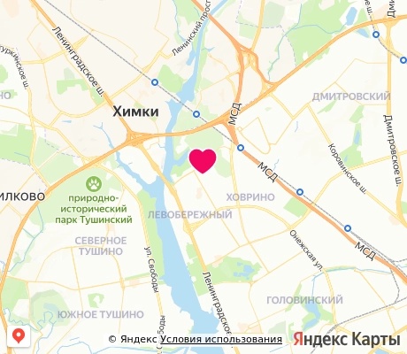 На карте
