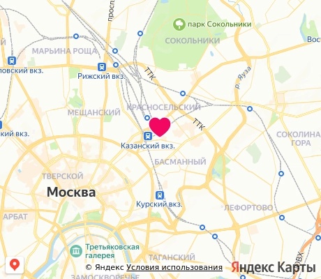 На карте