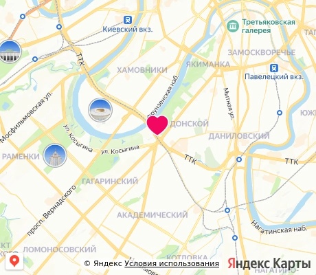 На карте