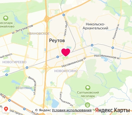На карте