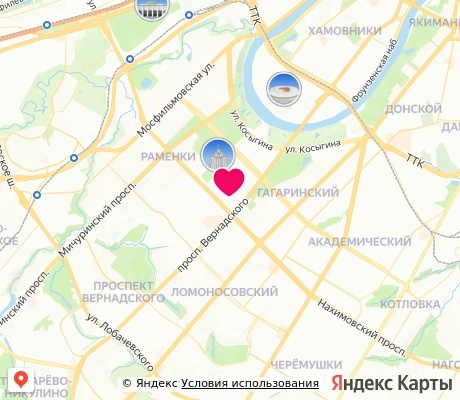 На карте