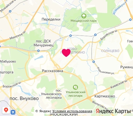 На карте