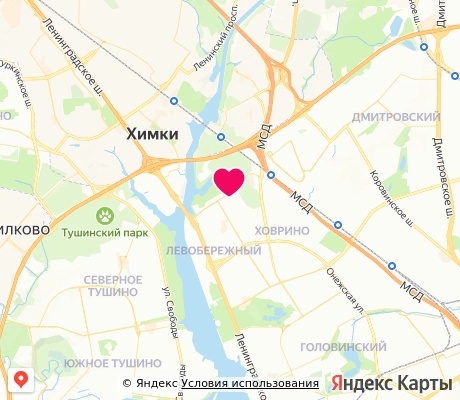 На карте