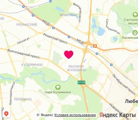На карте