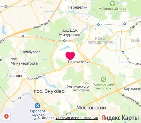 На карте