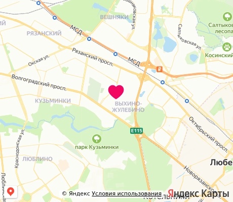 На карте
