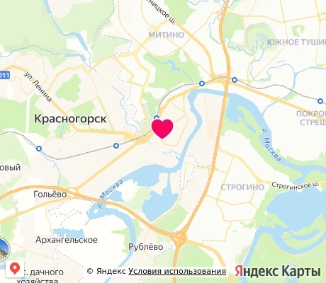 На карте