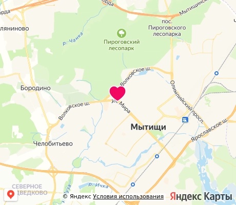 На карте