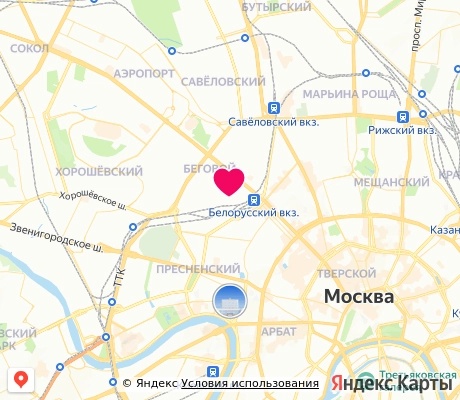 На карте