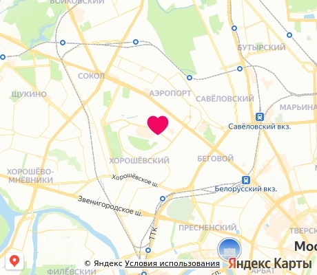 На карте