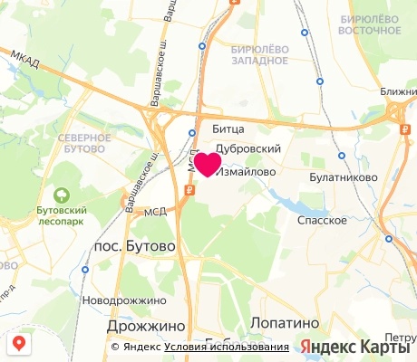 На карте