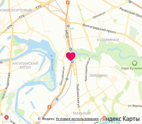 На карте