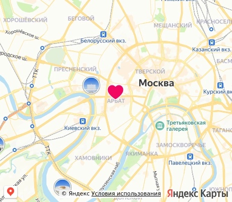 На карте