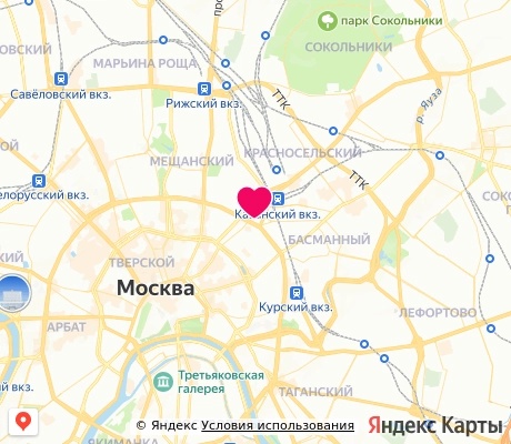 На карте