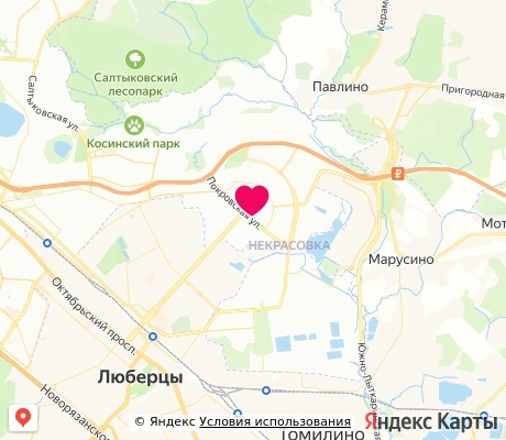 На карте