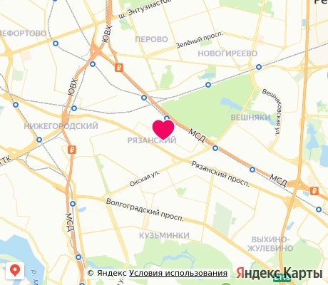 На карте