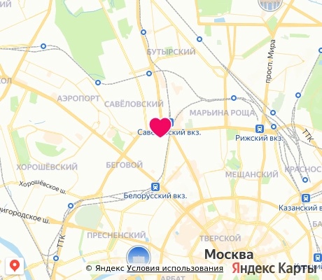 На карте
