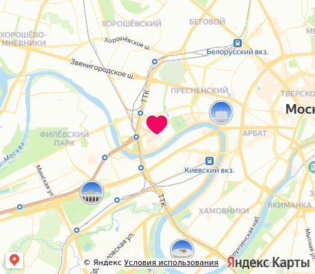 На карте