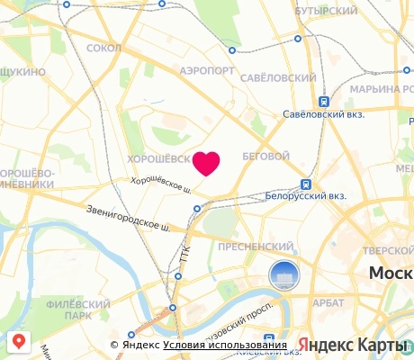 На карте