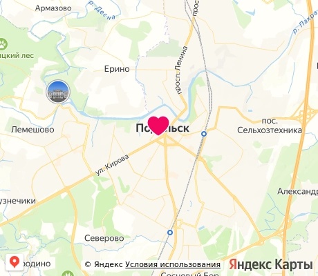 На карте